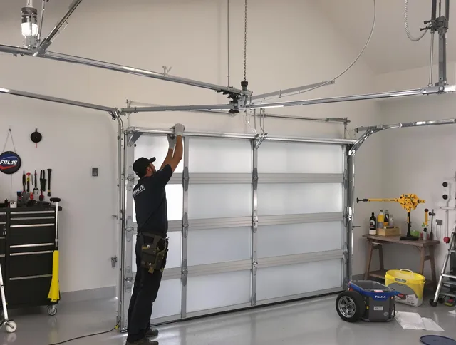 Newport Beach Garage Door Repair certified team performing precision garage door installation in Newport Beach