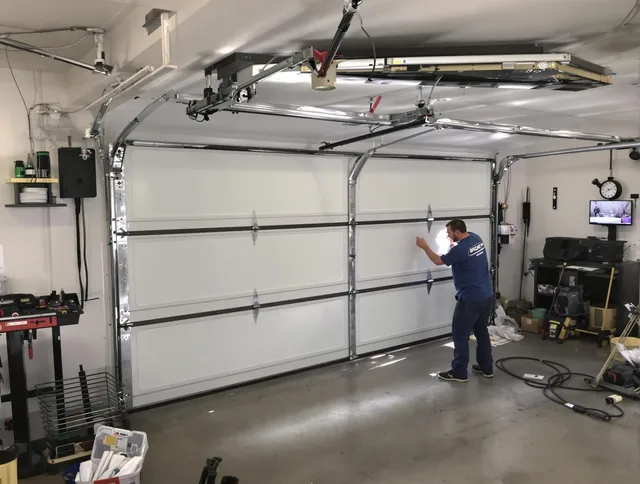 Professional garage door repair service by Newport Beach Garage Door Repair in Newport Beach