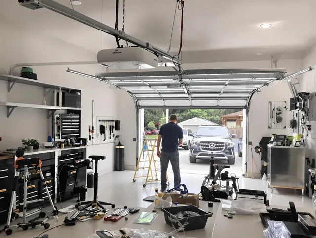 Garage door opener installation by Newport Beach Garage Door Repair in Newport Beach