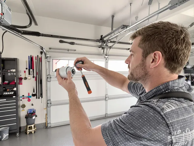 Garage door opener repair service by Newport Beach Garage Door Repair in Newport Beach