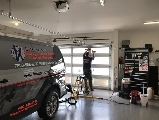 Newport Beach Garage Door Repair team performing same-day garage door repair in Newport Beach