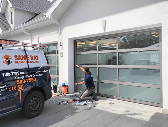 Same-day garage door repair service by Newport Beach Garage Door Repair in Newport Beach